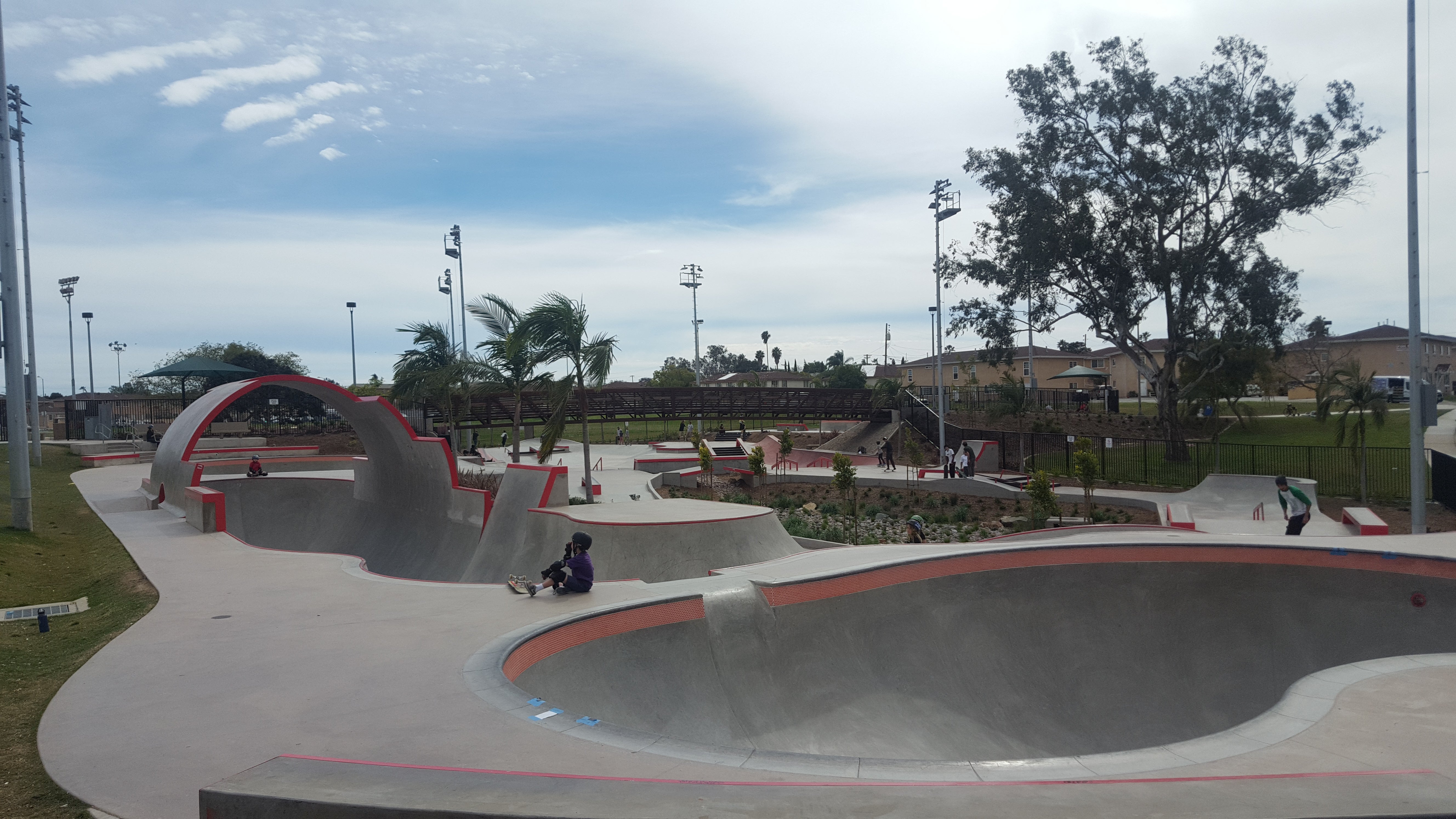 View of Linda Vista Skateboard Park