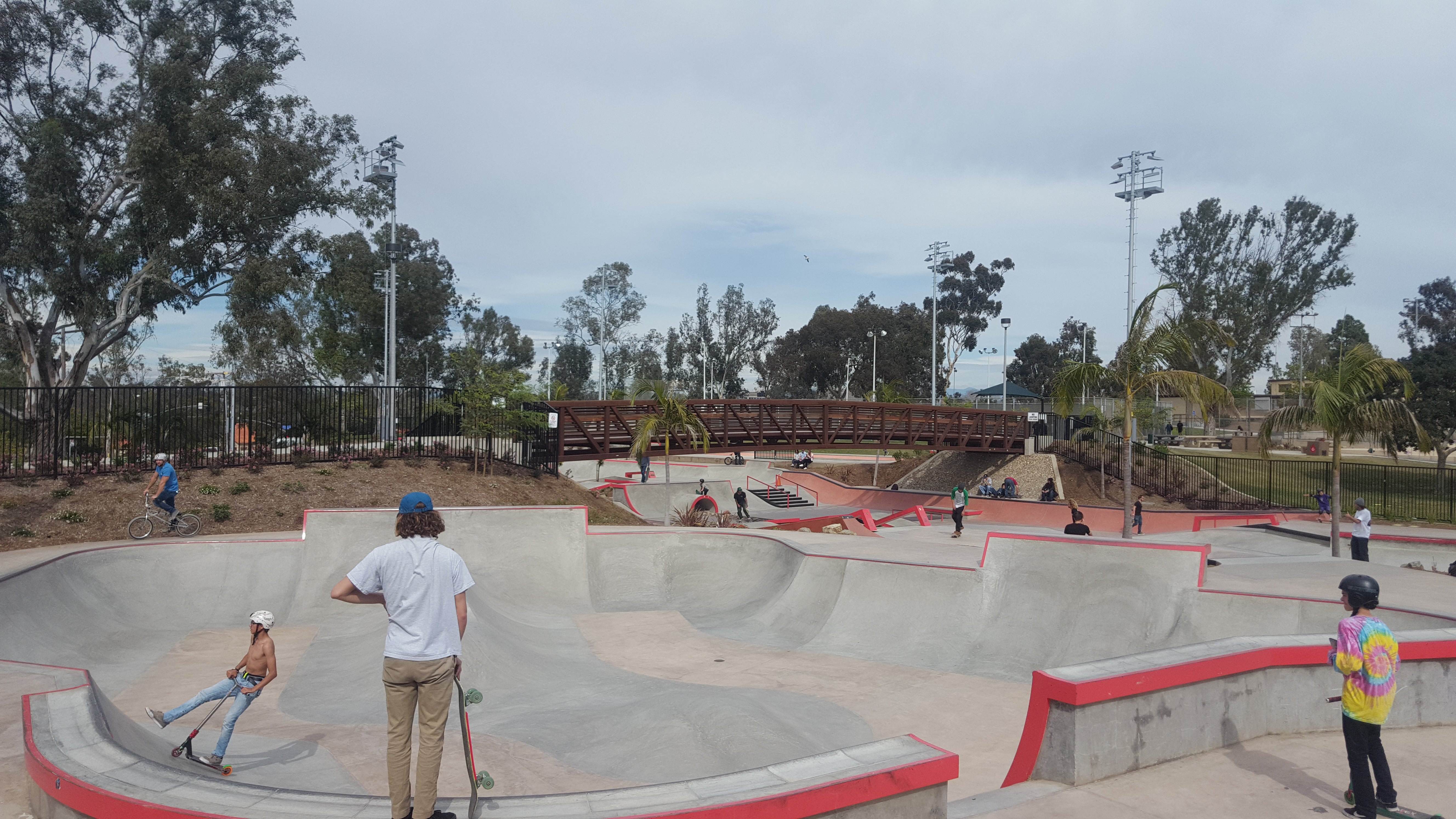 View of Linda Vista Skateboard Park