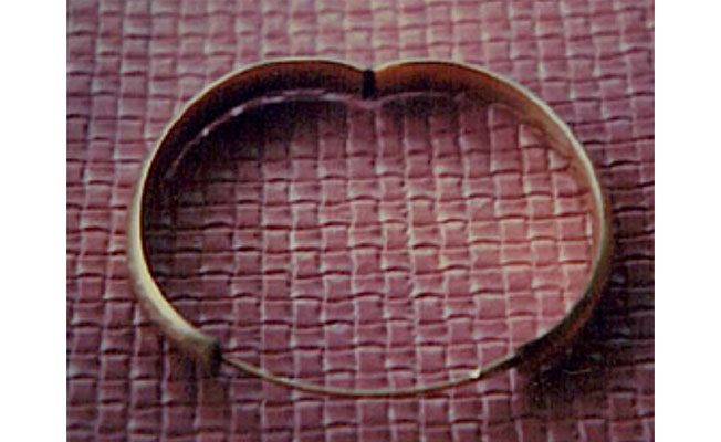 Gold bracelet stolen from Marianne Jutta Amaya residence