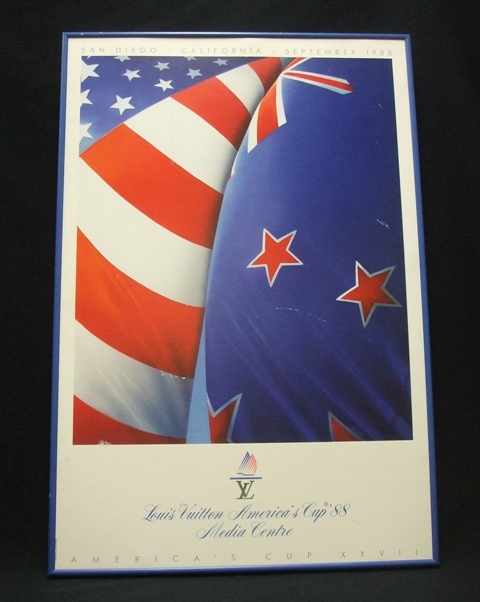 1988 Louis Vuitton America's Cup Poster