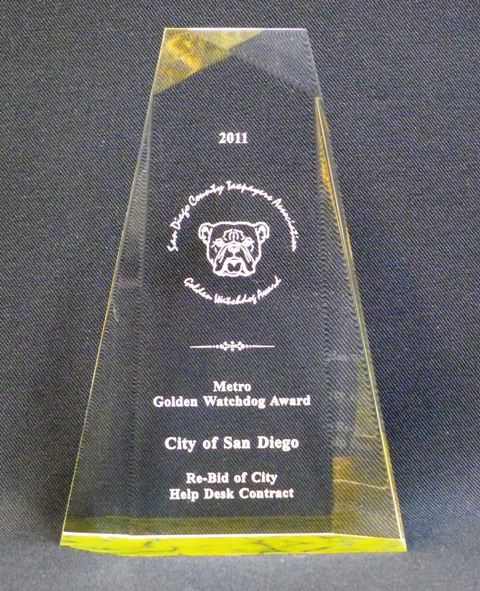 Metro Golden Watchdog Award City Help Desk City Of San Diego