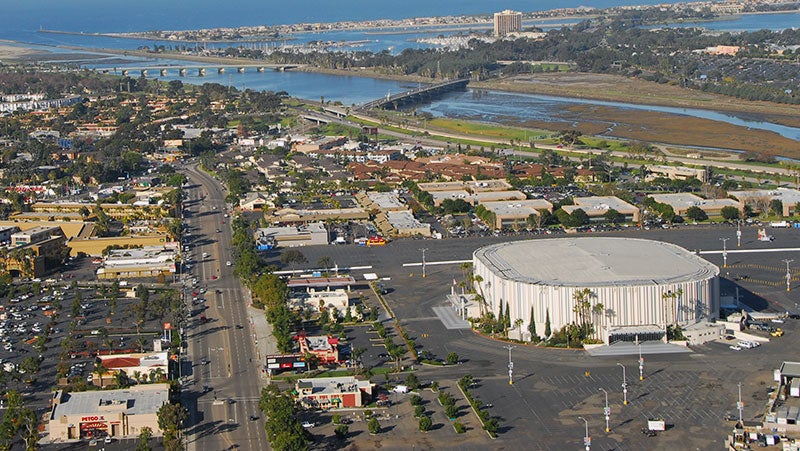 Pechanga Arena in Midway area