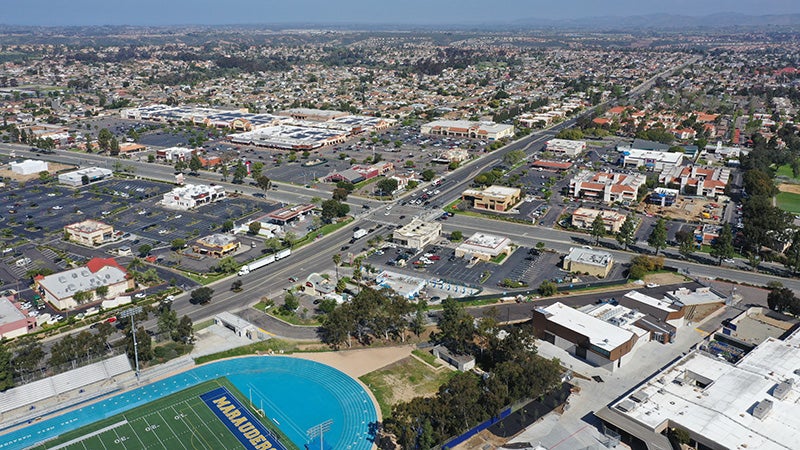 Aerial view of Mira Mesa