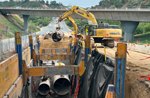 Morena Northern Pipelines and Tunnels construction project