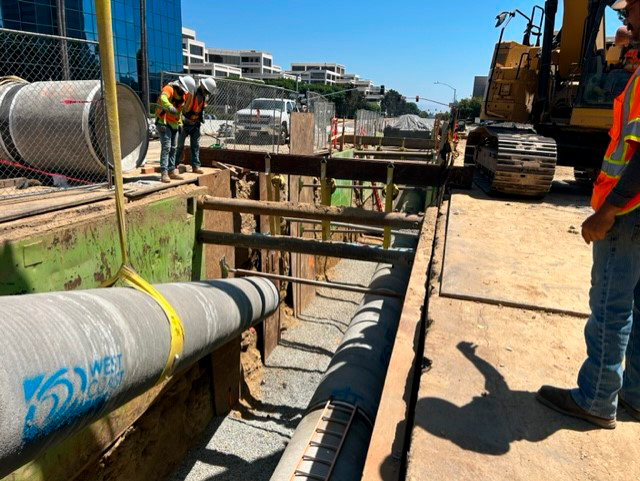 Morena Northern Pipelines and Tunnels construction project