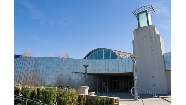 Front area outside the Mission Valley Library