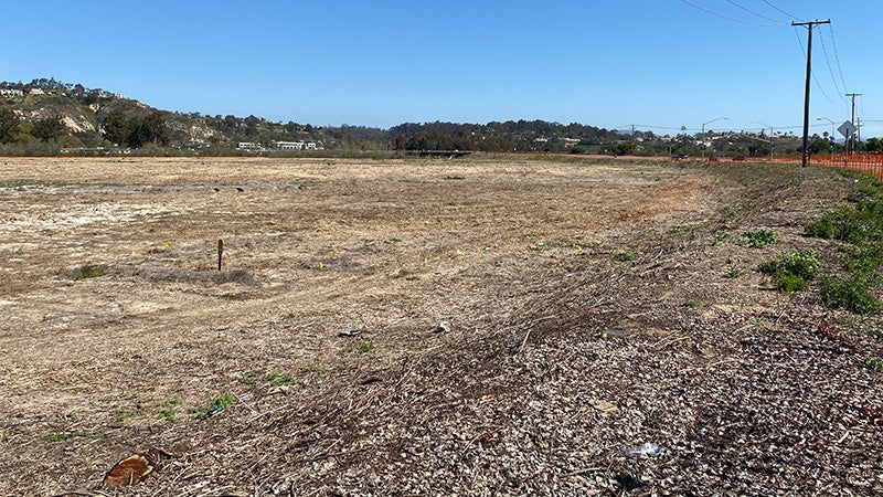 Open lot in the North City Future Urbanizing Area