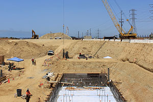 North City Pure Water Facility and Pump Station project construction site