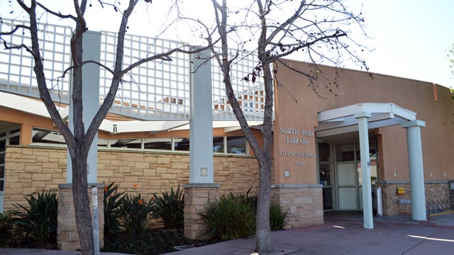 Front area outside the North Park Library