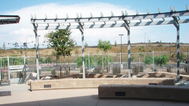 Patio at the North University Community Library