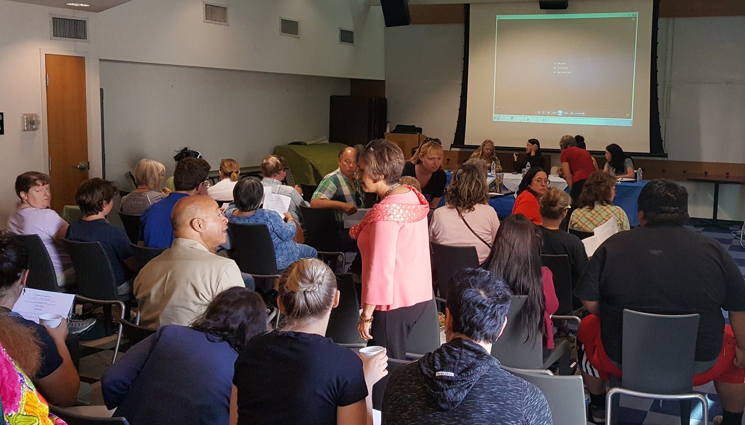 Program attendees at the Mira Mesa Branch Library.