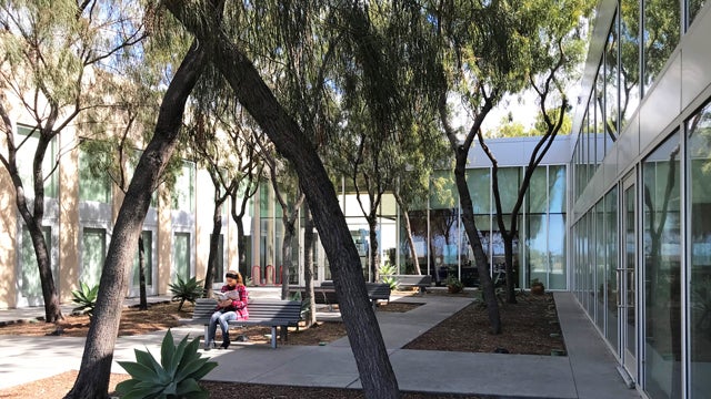 Patio at the Otay Mesa-Nestor Library