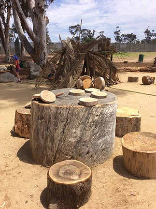 Photo of outdoor kitchen