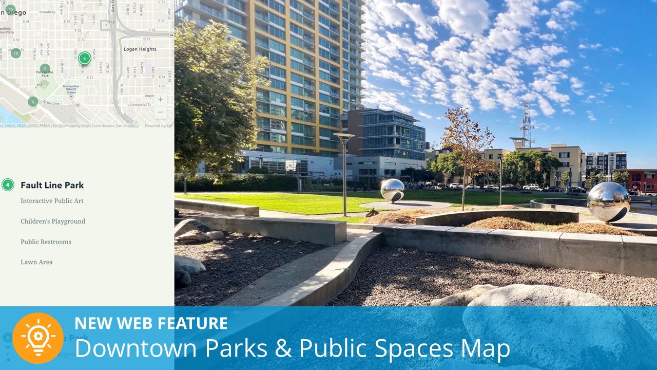 Downtown Parks Map