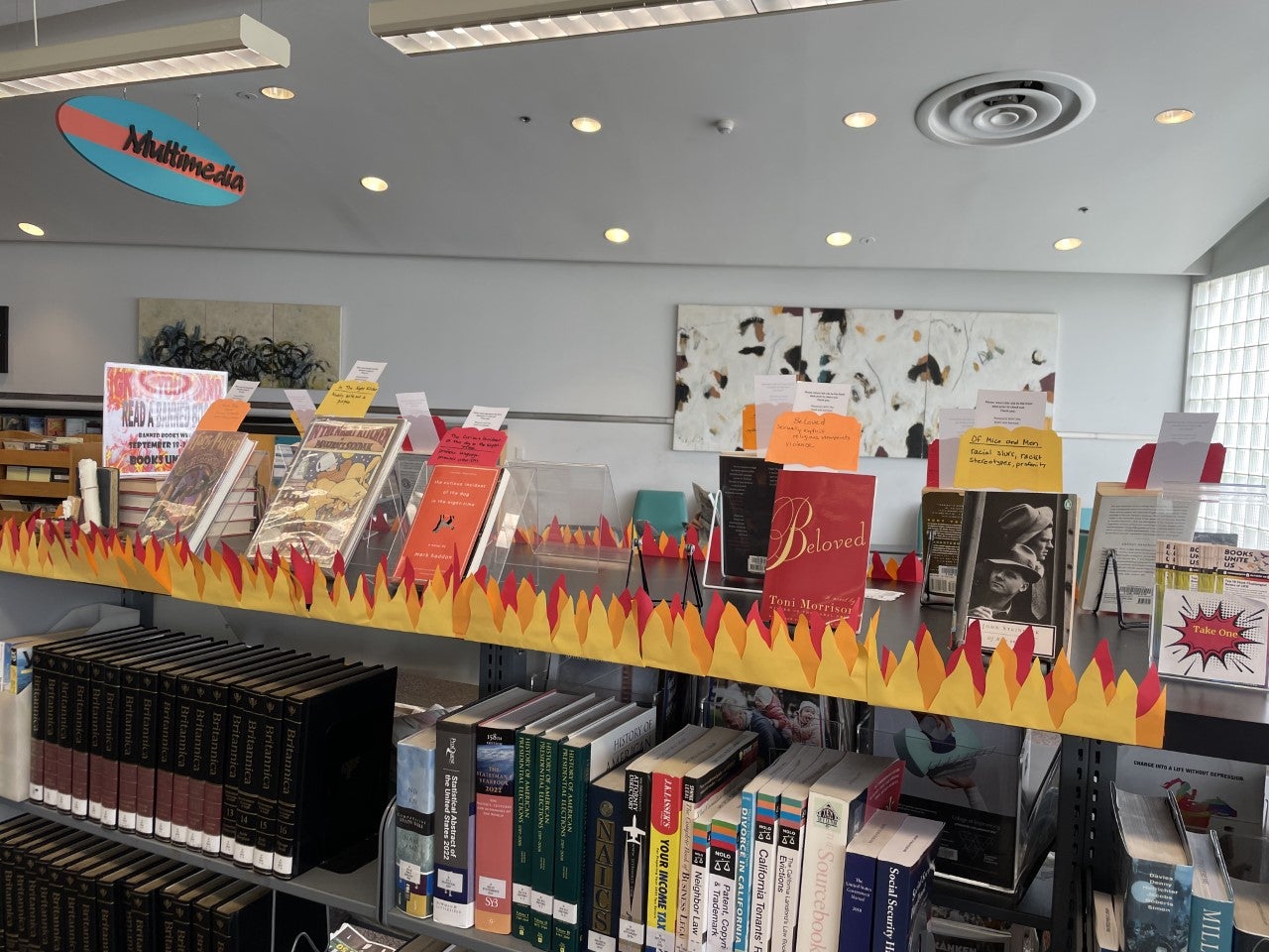 Pacific Beach Banned Books Week Display