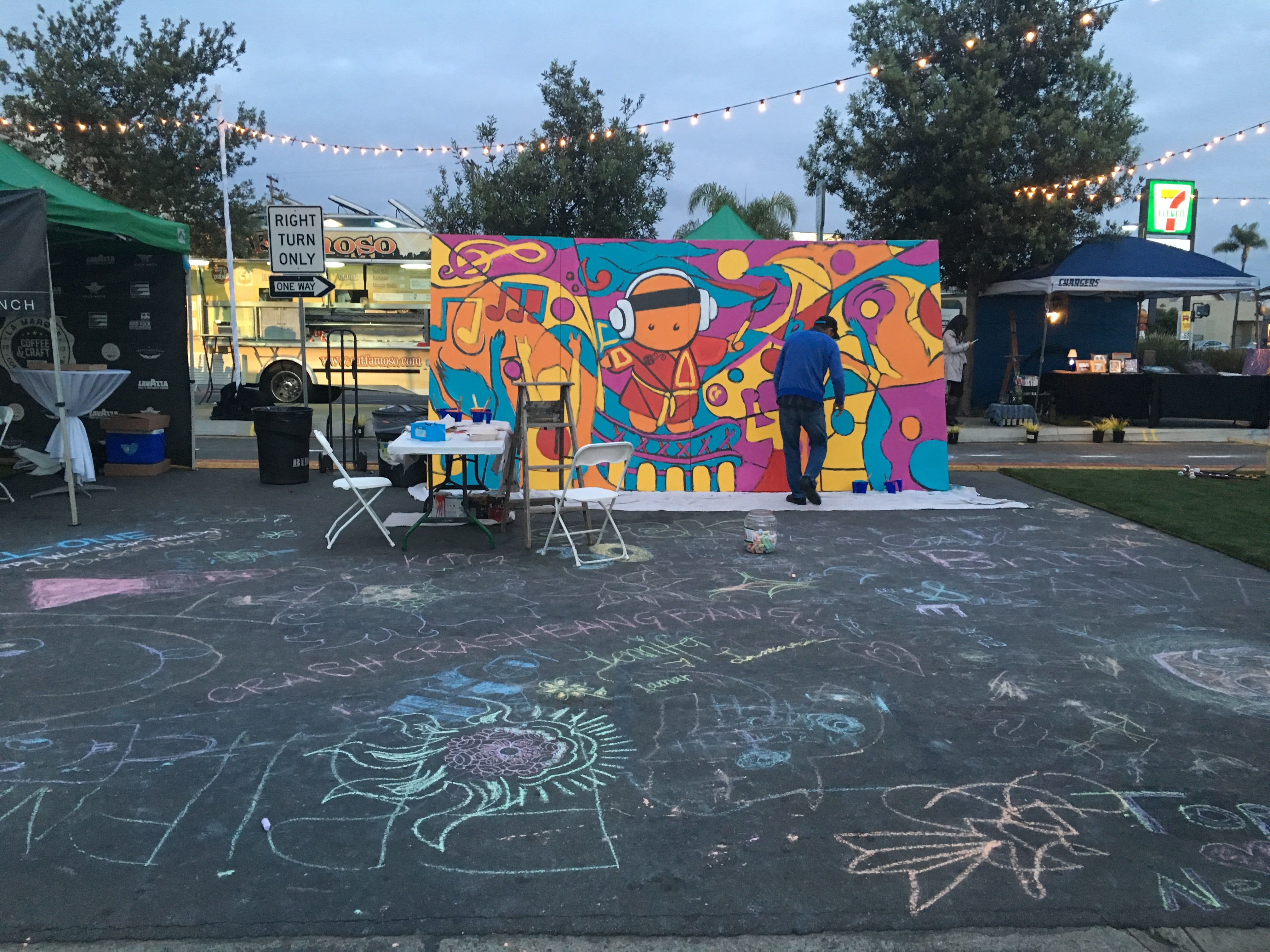 Placemaking Chalk Art
