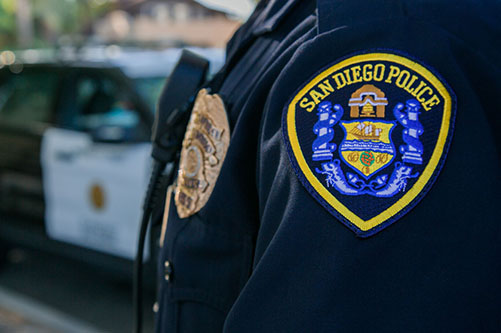 SDPD arm patch