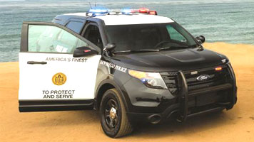 Police sport utility vehicle