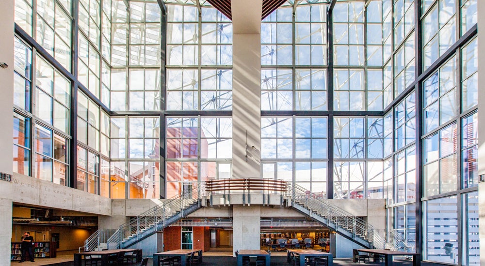 Photo of the Helen Price Reading Room at the Central Library.