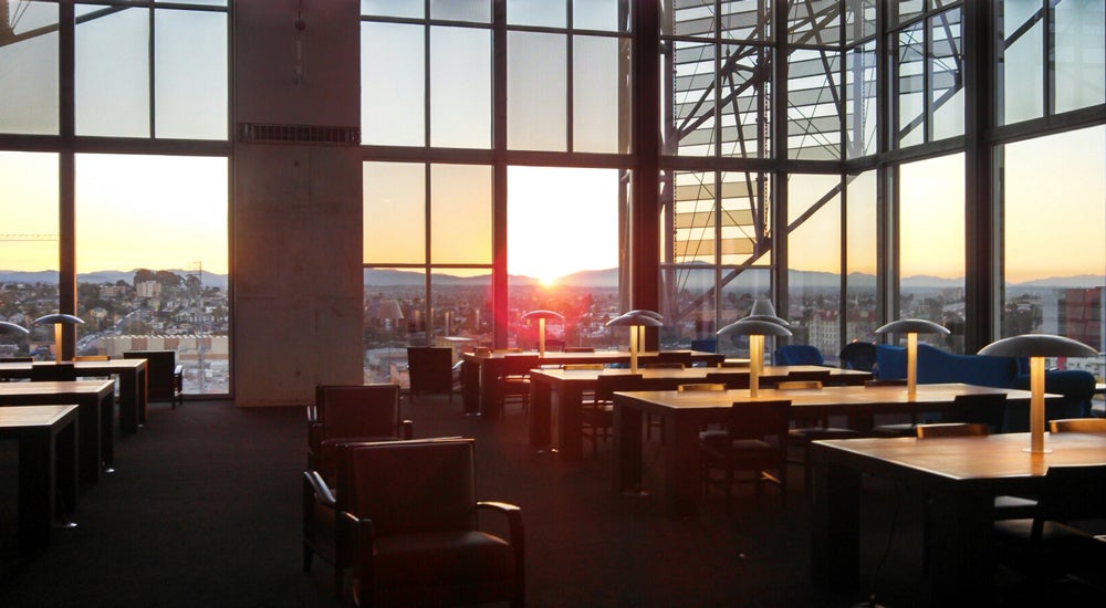 Photo of the Helen Price Reading Room at the Central Library.