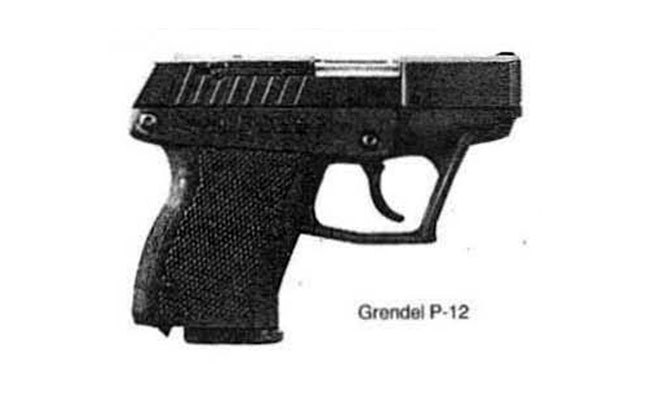 Grendel P-12 semi-automatic pistol