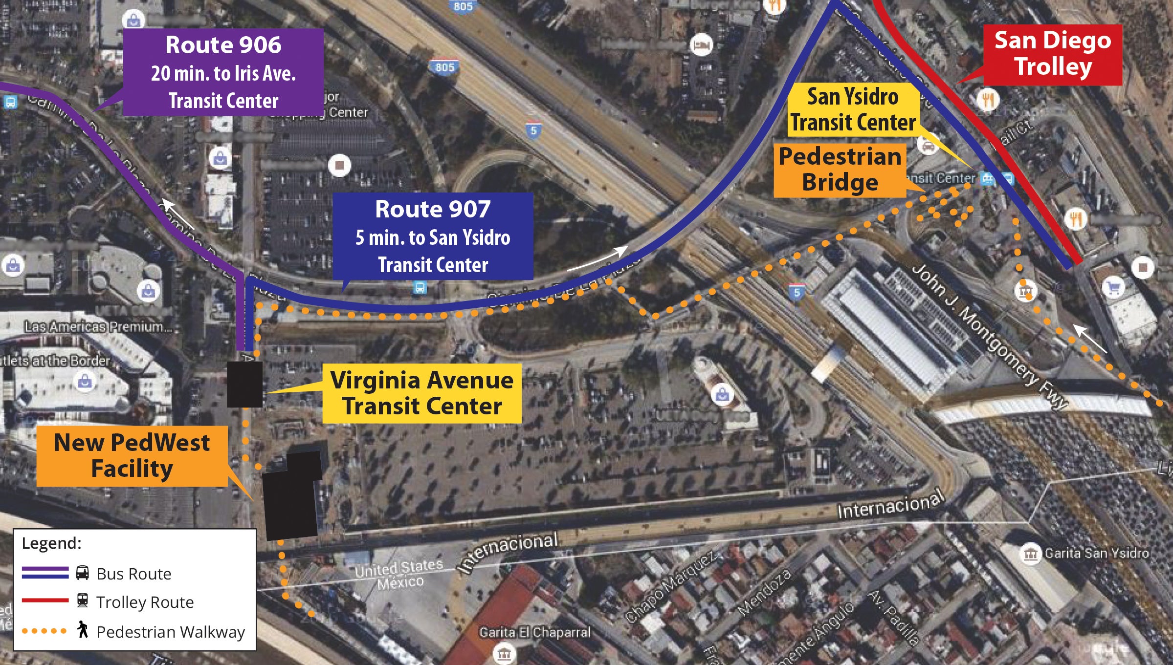 San Ysidro Border Crossing Otay Mesa Border Crossing Otay Mesa