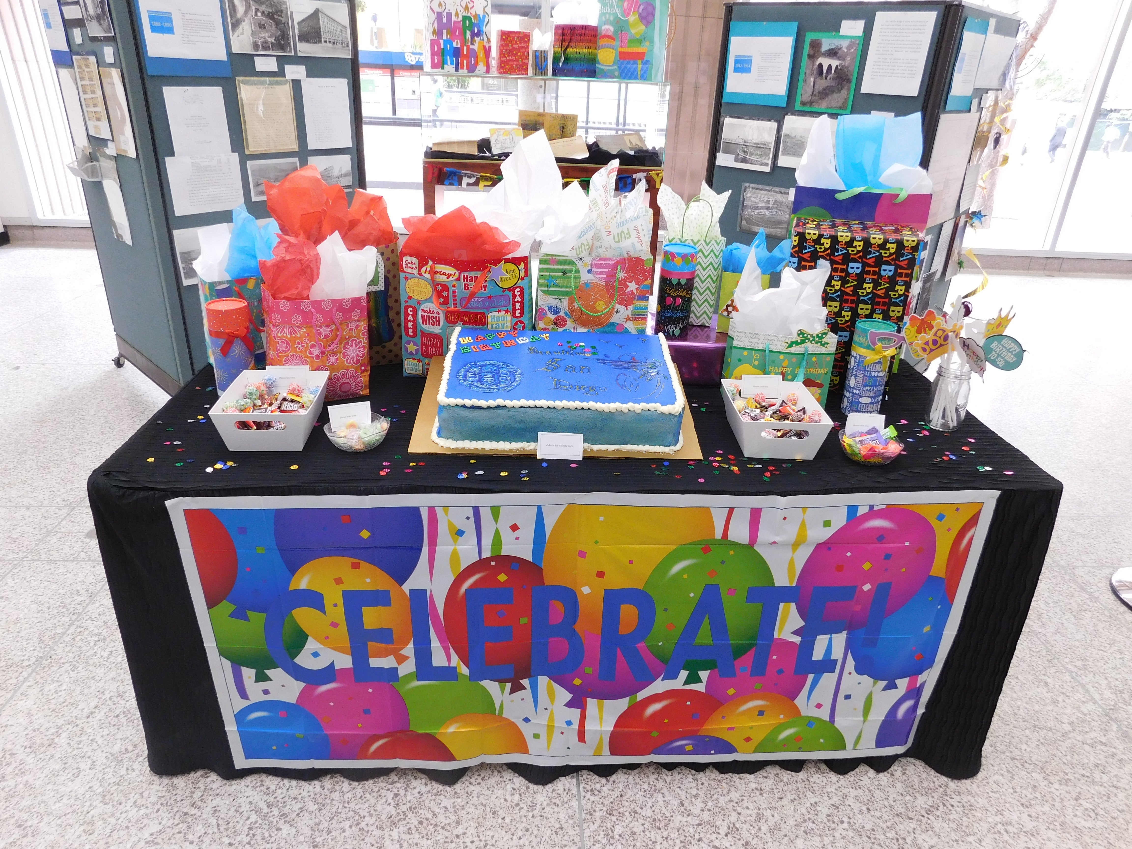 Display table for the City Administration Building