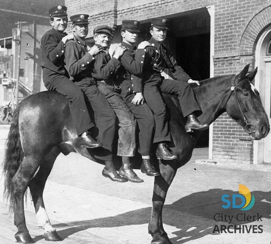 San Diego Fire Department Crew in 1910