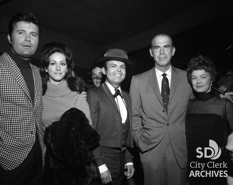 Max Baer and Fred MacMurray at 1968 AWSDO ProAm Awards City of San