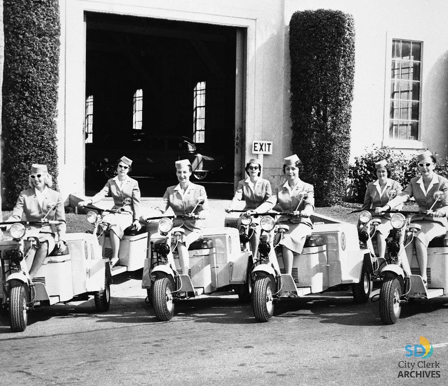 First Crew of San Diego Meter Maids City of San Diego Official site