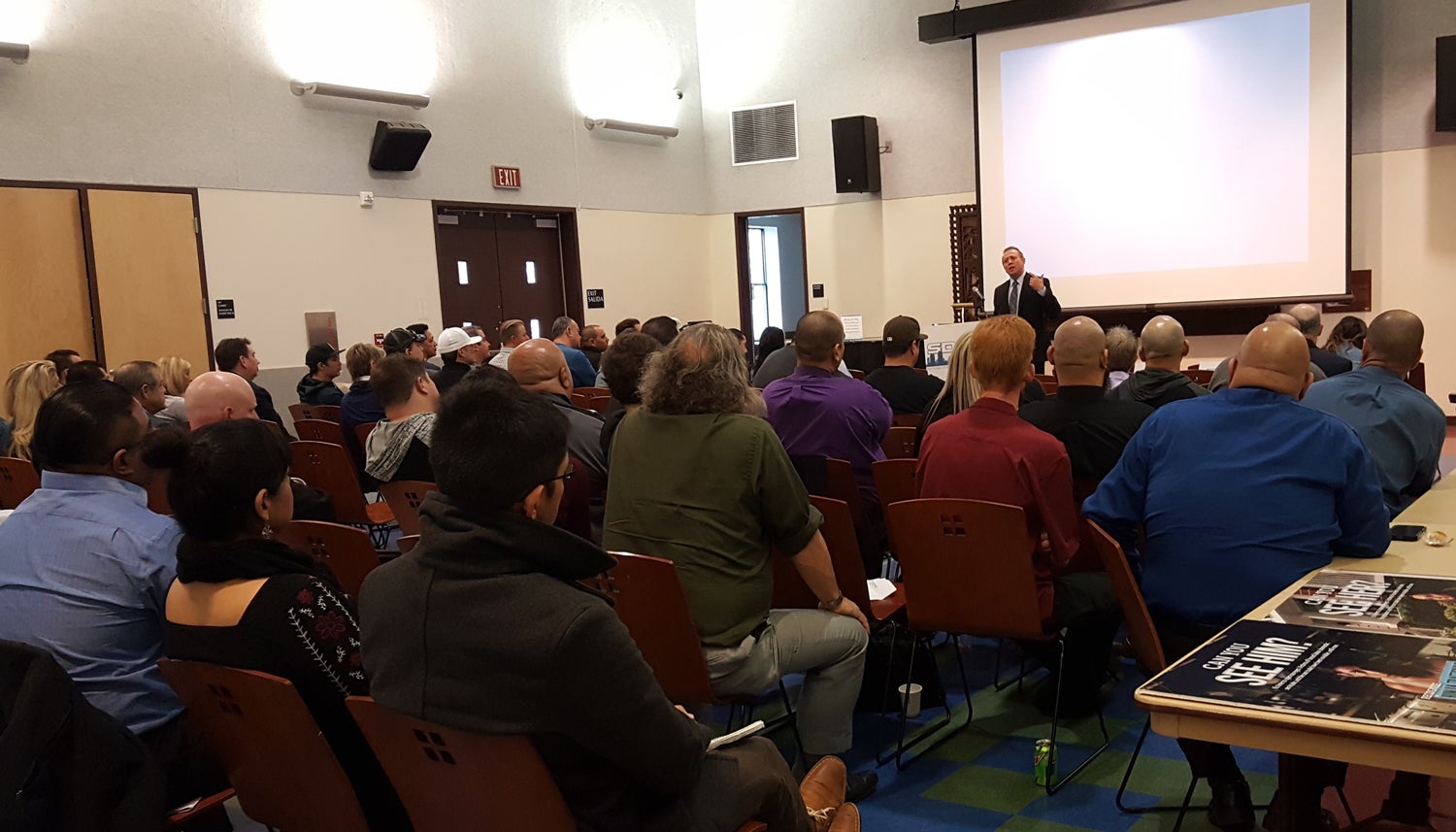 Photo of participants at the U.S. Department of Homeland Security Training:  Raising Awareness on Human Trafficking at the Logan Heights Library.