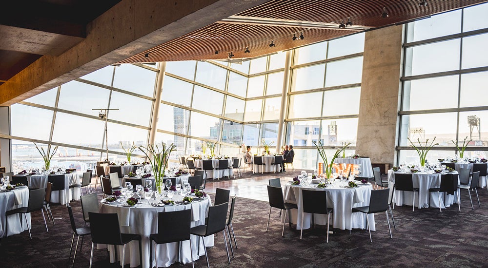 Photo of the interior of the Shiley Special Events Suite at the Central Library.