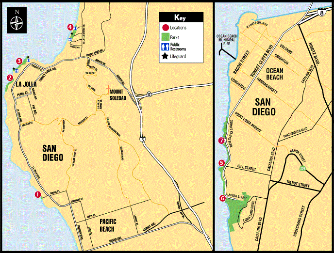 Map of Shoreline Parks
