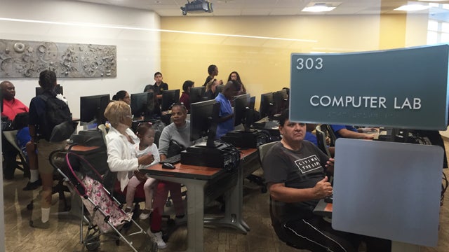 Computer Lab at the Skyline Hills Library