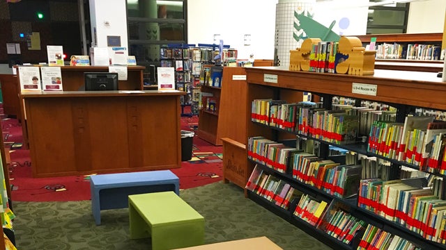 Children's area at the Serra Mesa-Kearny Mesa Library