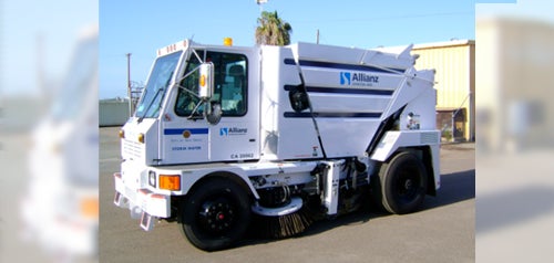 photo of street sweeper