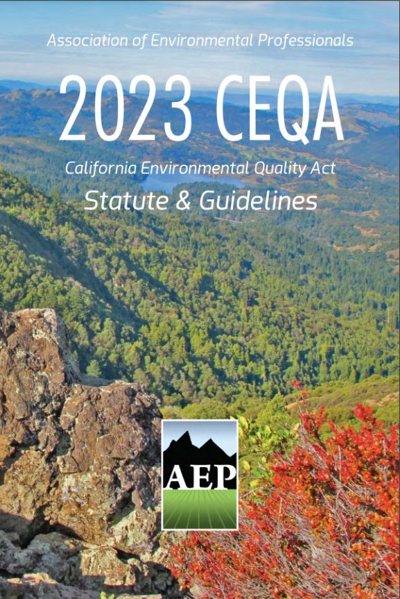 Cover of 2023 CEQA Statute & Guidelines