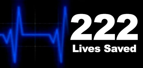 222 Lives Saved