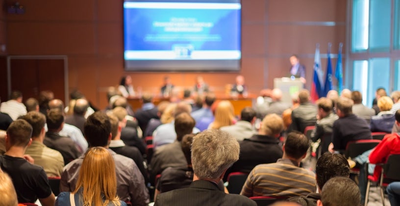 Photo of audience at the conference hall