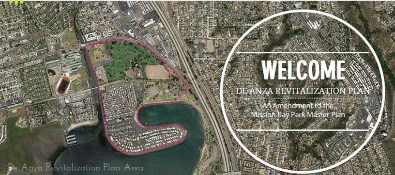 Aerial view of De Anza Cove