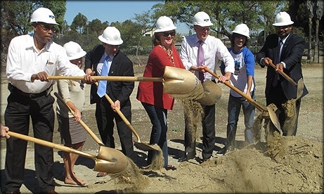 Photo of Central Avenue Mini Park Construction