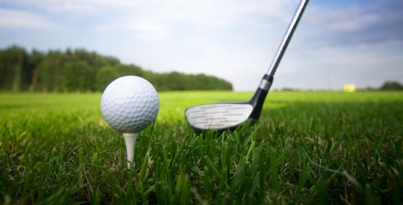 Photo of golf club and ball