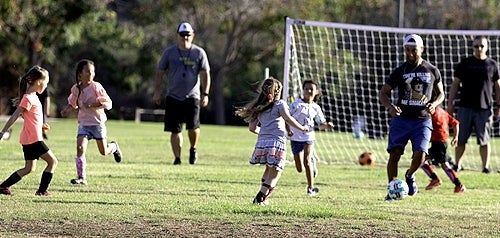 Kids Playing Soccer