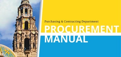 Procurement Manual cover page