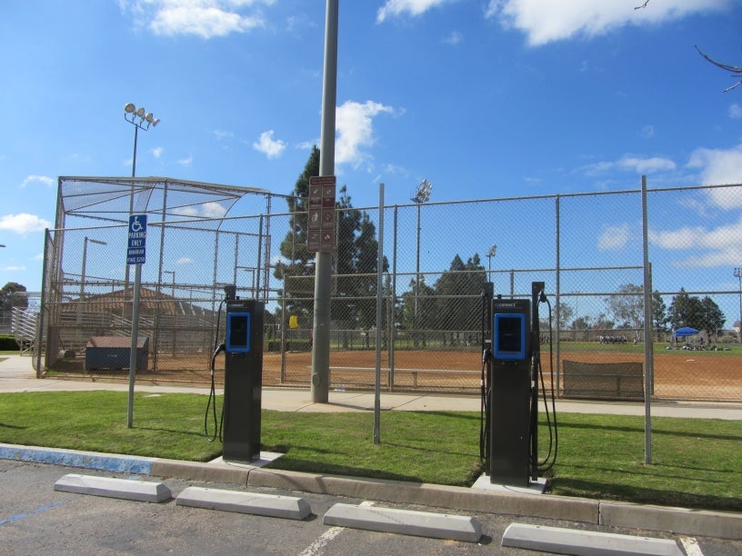 Hourglass Community Park EV station, Mira Mesa