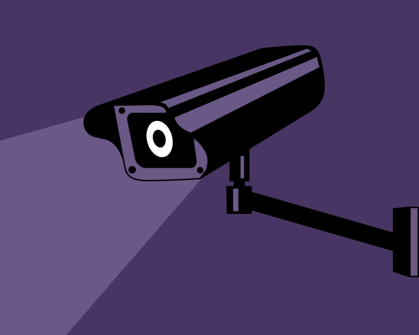 Surveillance camera illustration
