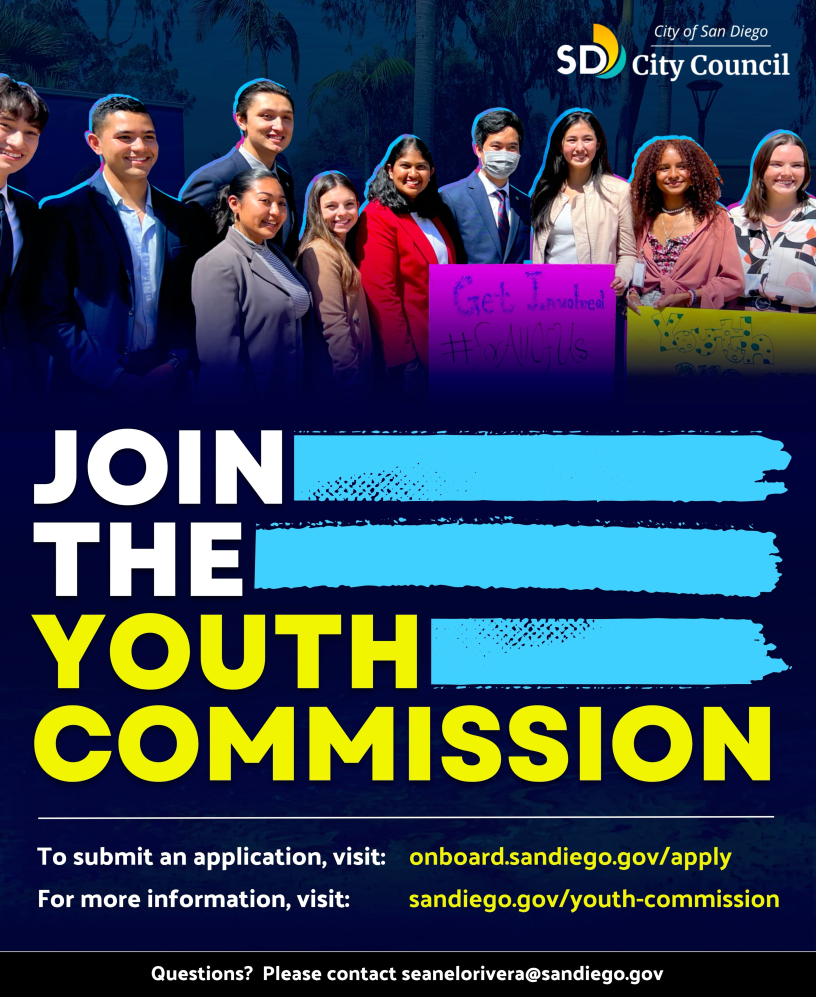 Join the Youth Commission Flyer