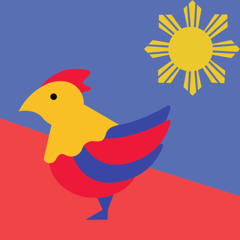 Illustrated Sarimanok bird