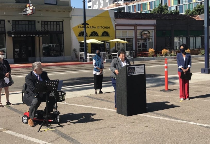 Press conference on affordable housing study