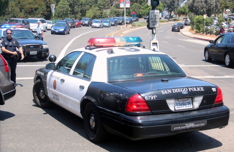 San Diego Police car